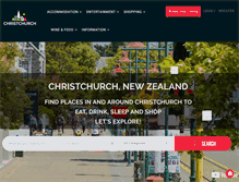 Tablet Screenshot of christchurch.co.nz