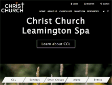 Tablet Screenshot of christchurch.org.uk